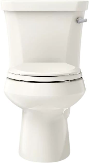 KOHLER® Wellworth® Biscuit  2-Piece 29" Elongated Right-Hand TripToilet, 1.28 Gpf with Insuliner® Tank Liner and Tank Cover Lock-1