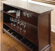 Steve Silver Co. Newbury Silverstone Bar Cabinet with Cherry Base-1