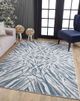 KAS Rugs Luna Gold/Gray Watercolors 5'x8' Area Rug-4