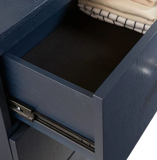 Modus Furniture Argento Burnished Brass/Navy Blue Chest-3