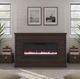 Legends Home Real Cozy Sonoma Java Fireplace Mantel-1