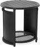 Napoleon Black Round Firepit Side Table-3