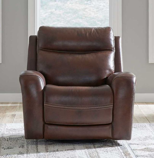 Liberty Furniture Blair Cognac Leather Dual Power Recliner-1