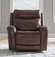 Liberty Furniture Blair Cognac Leather Dual Power Recliner-1