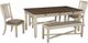 Signature Design by Ashley® Bolanburg Weathered Oak Rectangular Dining Table with Antique White Base-2