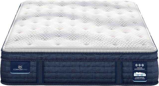 Serta® iComfort Pro™ Surrey 14.5" Latex Plush Euro Top King Mattress-2