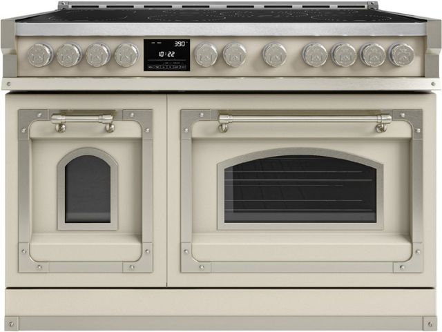 Officine Gullo Fiorentina 48" Custom Color Pro Style Induction Range with Glass Door-0