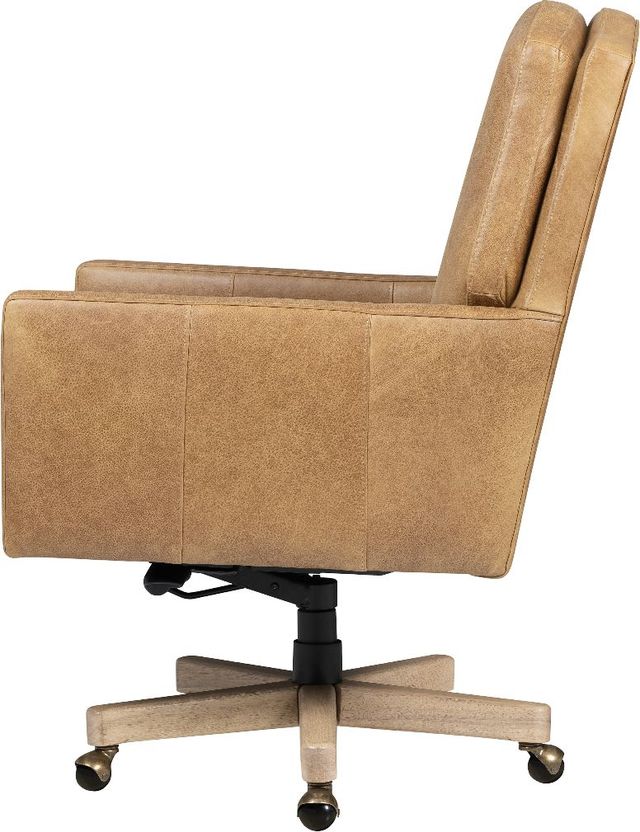 Hooker® Furniture Ready-Made Upholstery Shore Kingston Cognac Executive Chair-3