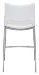 Zuo® Ace White and Silver Set of 2 Counter Chairs-4