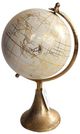 A & B Home Gold Plastic Globe-0