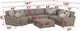 Jackson Furniture Turner 6-Piece Mushroom Modular Sectional with Ottoman-2
