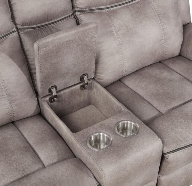 Coaster® Lawrence 2-Piece Taupe Reclining Living Room Set-3