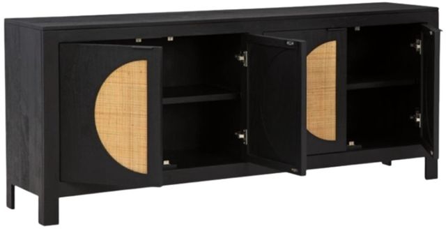 Signature Design by Ashley® Cliffiings Black/Natural Accent Cabinet-3