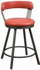 Mazin Furniture Appert Red 24 Inch Counter Side Dining Chair-1