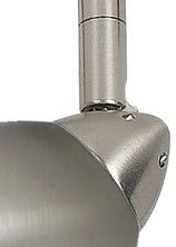 Cal® Lighting & Accessories Brushed Steel Track Lighting-1