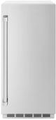 ZLINE 15" Stainless Steel Touchstone Clear Cube Ice Maker with Drain Pump-2