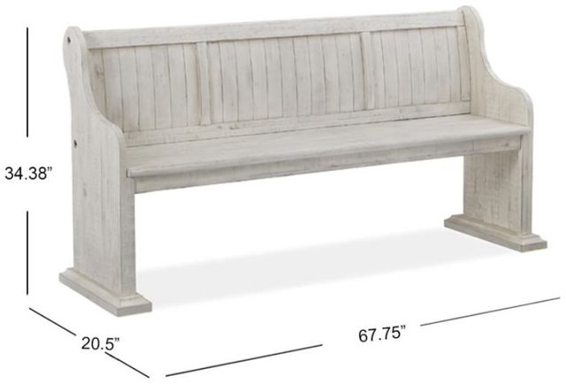Magnussen Home® Bronwyn Alabaster Bench-2