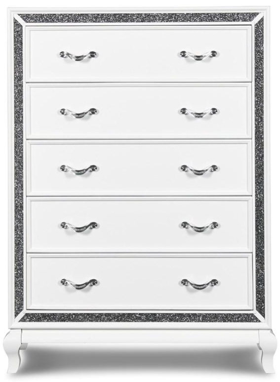 New Classic® Home Furnishings Park Imperial White Chest-0