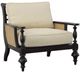 Furniture Classics Patterson Beige/Satin Black Occasional Chair-0