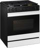 Samsung Bespoke 30" White Glass Slide-In Gas Range-3