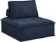 Elements International Paxton Columbia Navy Armless Chair-0