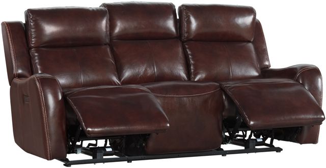 Intercon Wainwright  Reddish Brown Dual-Power Sofa-2