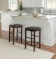 Linon Lance 2-Piece Espresso Counter Stool Set-1