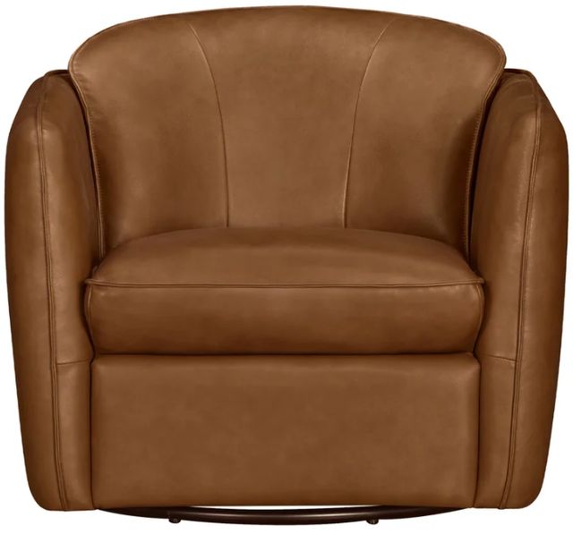 Parker House® Norwood Renaissance Chestnut Swivel Glider Accent Chair-1