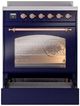 Ilve® Nostalgie II Series 30" Blue Pro Style Induction Range-3