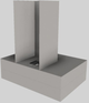 Vent-A-Hood® 30" Stainless Steel Contemporary Wall Mounted Range Hood-4