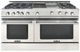 Capital Cooking™ Grand Chef 60" Stainless Steel Sealed Burner Pro Style Gas Range with Grill and Griddle-0