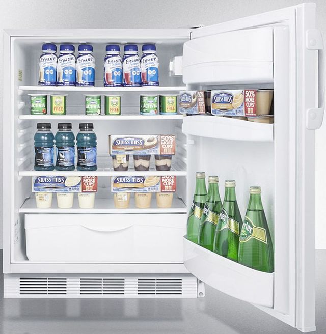Accucold® by Summit® 24" 5.5 Cu. Ft. White Compact Refrigerator-3