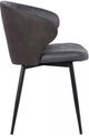 Armen Living Ava Black/Gray Dining Side Chair-2
