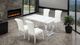 Furniture of America® Holstebro 2-Piece Silver/White Side Chair-1