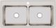 Elkay Lustertone® Classic Lustrous Satin 43" x 22" x 10-1/8" 1-Hole Equal Double Bowl Drop-In Sink-1
