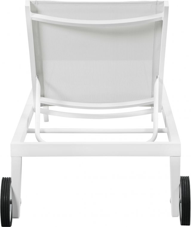 Meridian Furniture Nizuc White Outdoor Patio Adjustable Sun Chaise Lounge Chair-3