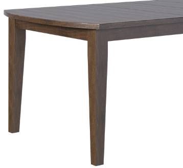 Country View Woodworking Customizable Bakersfield Sap Cherry Top 42" Dining Table with Brown Maple Base-1