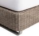 Flexsteel® Outdoor Vista Ivory/Warm Gray Ottoman-3