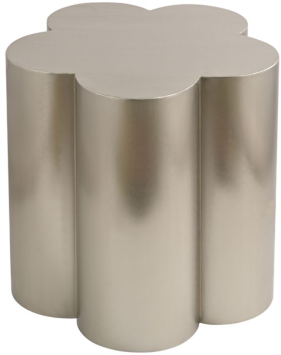 Meridian Furniture Lucky Brushed Silver End Table-0