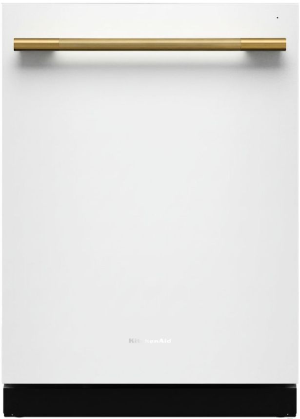 KitchenAid® 24” Porcelain White 360° Max Jets™ Third Rack Built-In Top Control Dishwasher with Advanced ProDry™ System-0