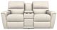 La-Z-Boy® Ava Ivory Power Reclining Loveseat with Console and Headrest-1