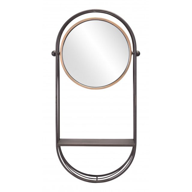 Zuo® Modern Saroni Gray Mirror Shelf-0