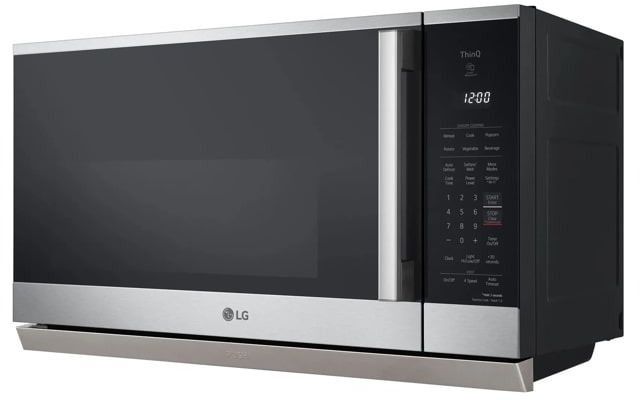 LG 30" 2.0 Cu. Ft. Fingerprint Resistant Stainless Steel Over the Range Microwave-3