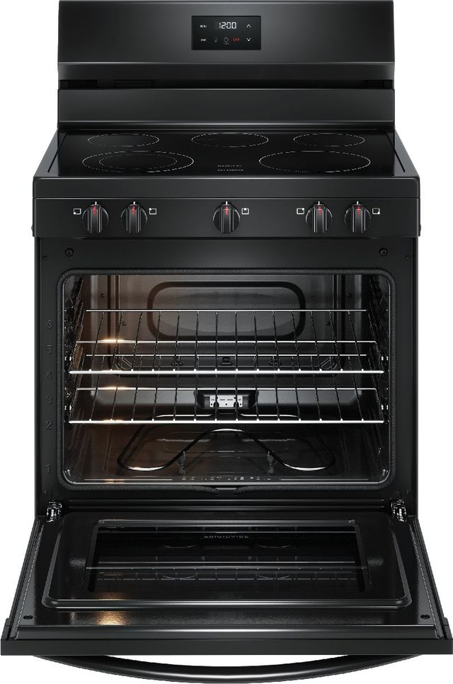 Frigidaire® 30" Black Freestanding Electric Range-2