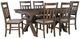 Powell® Turino 7-Piece Rustic Umber Dining Set-0