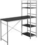 Monarch Specialties Inc. 48"L Espresso Top Metal Computer Desk-2