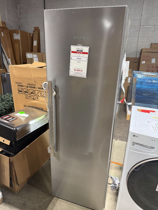 Liebherr Monolith 9.8 Cu. Ft. Stainless Steel Upright Freezer-0