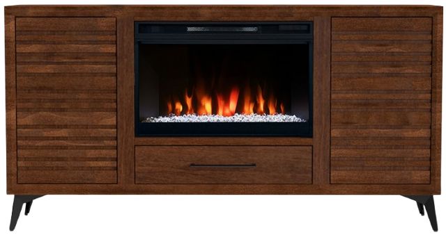 Legends Home Real Cozy Malibu Bourbon 64" Fireplace Console-3