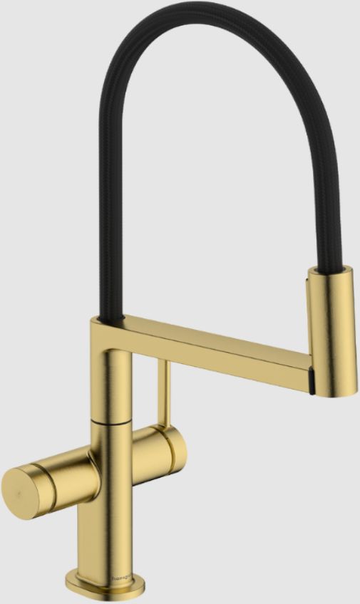 Hansgrohe Talis N Brushed Gold Optic 3-Jet Semi-Pro PowderSpray-0