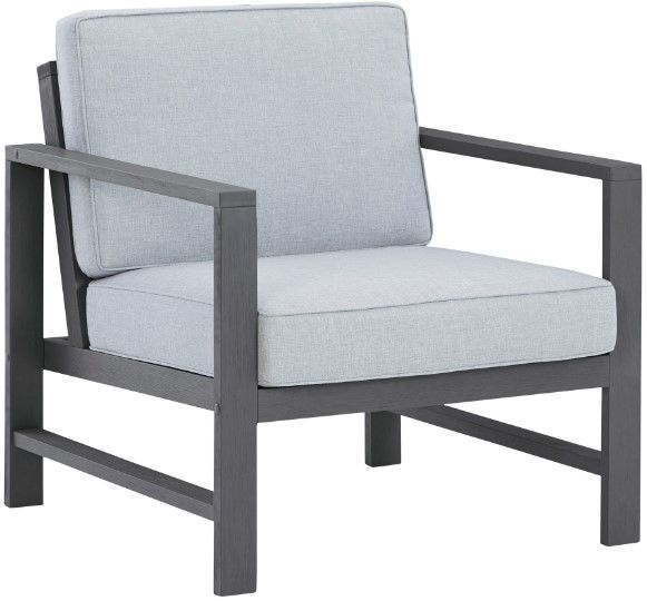 Signature Design by Ashley® Fynnegan 4-Piece Gray Outdoor Seating Set-3
